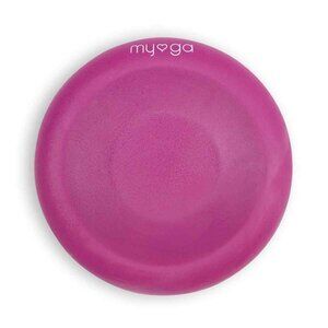 Myga Royal Plum Silicone Yoga Support Pad 15cm Non-Slip Grip Cushion Lightweight